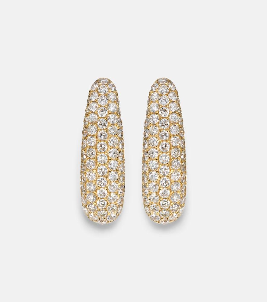 anita ko claire petite 18kt gold earrings with diamonds