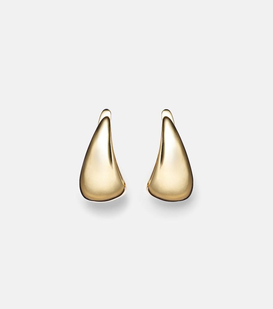anita ko claw 18kt gold earrings