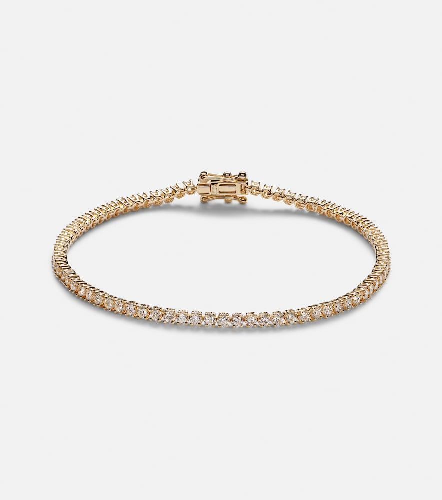 anita ko hepburn 18kt gold tennis bracelet with diamonds