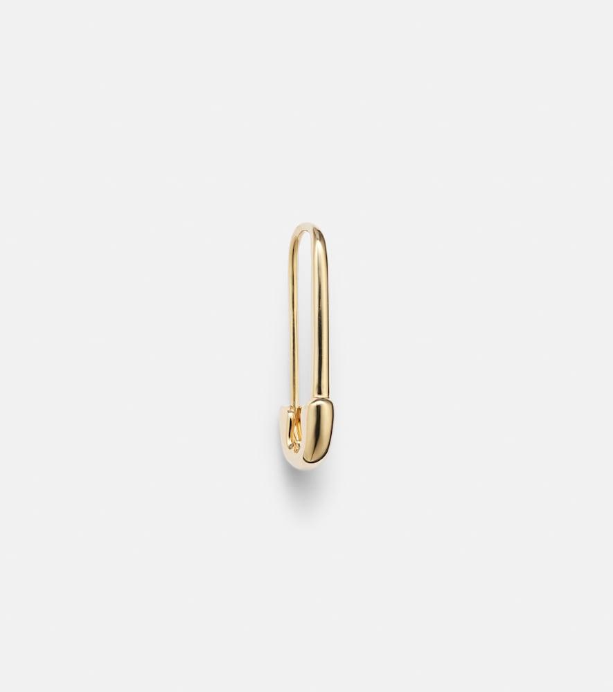 anita ko safety pin 18kt gold single earring