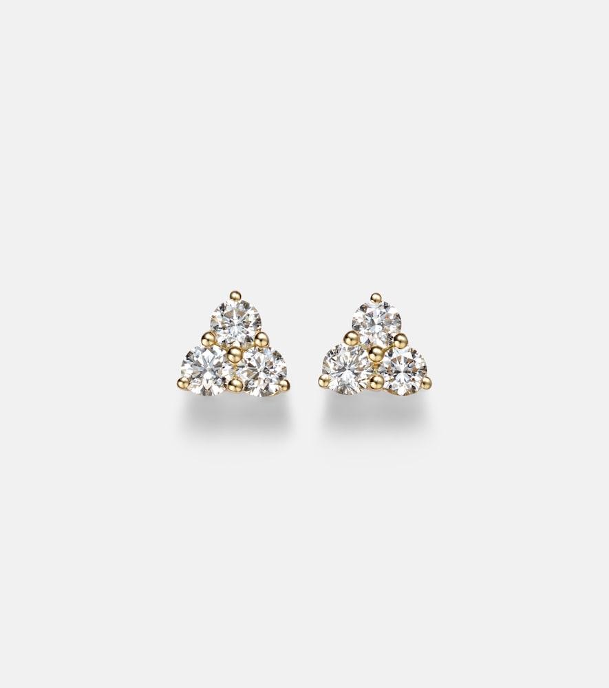 anita ko trillion medium 18kt gold earrings with diamonds