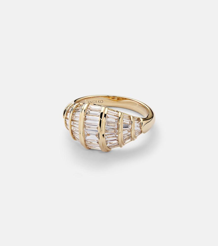 anita ko zoe 18kt gold ring with diamonds