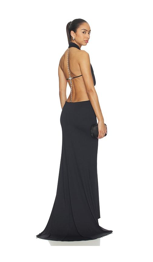 aniye records zelda chain dress in black. - size l (also in xs, s, m)