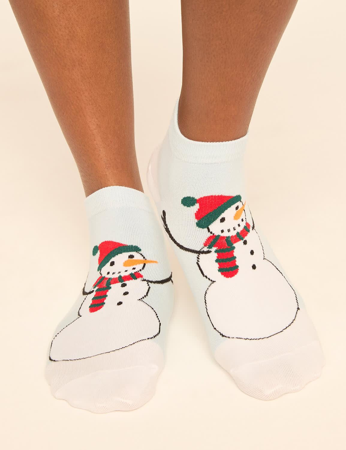 ankle socks - snowman