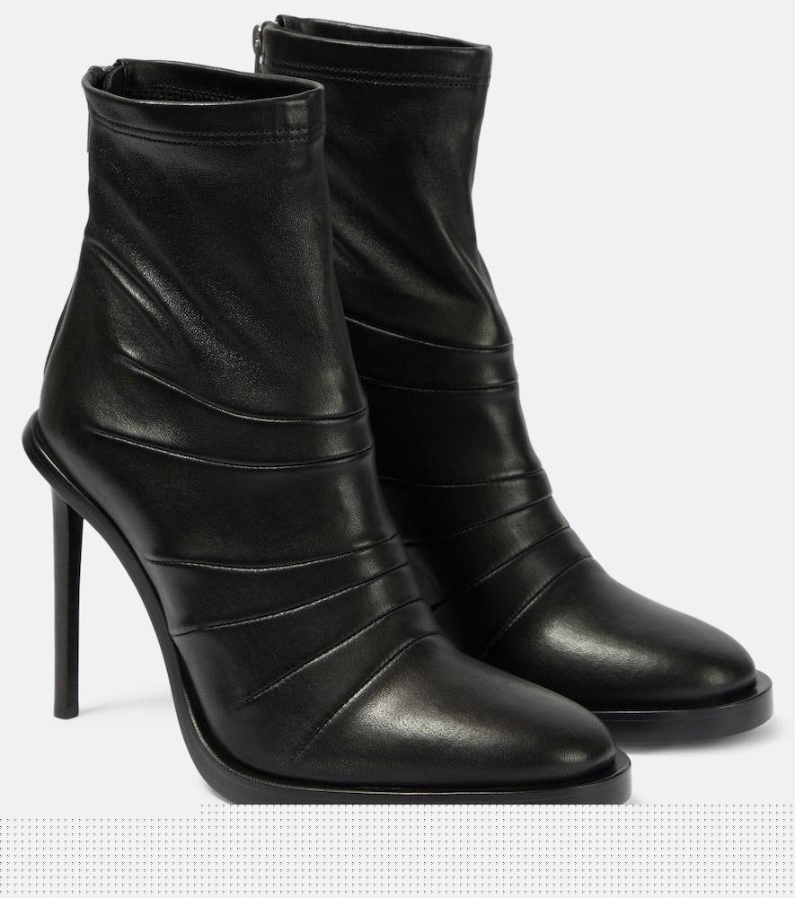 ann demeulemeester carol leather ankle boots