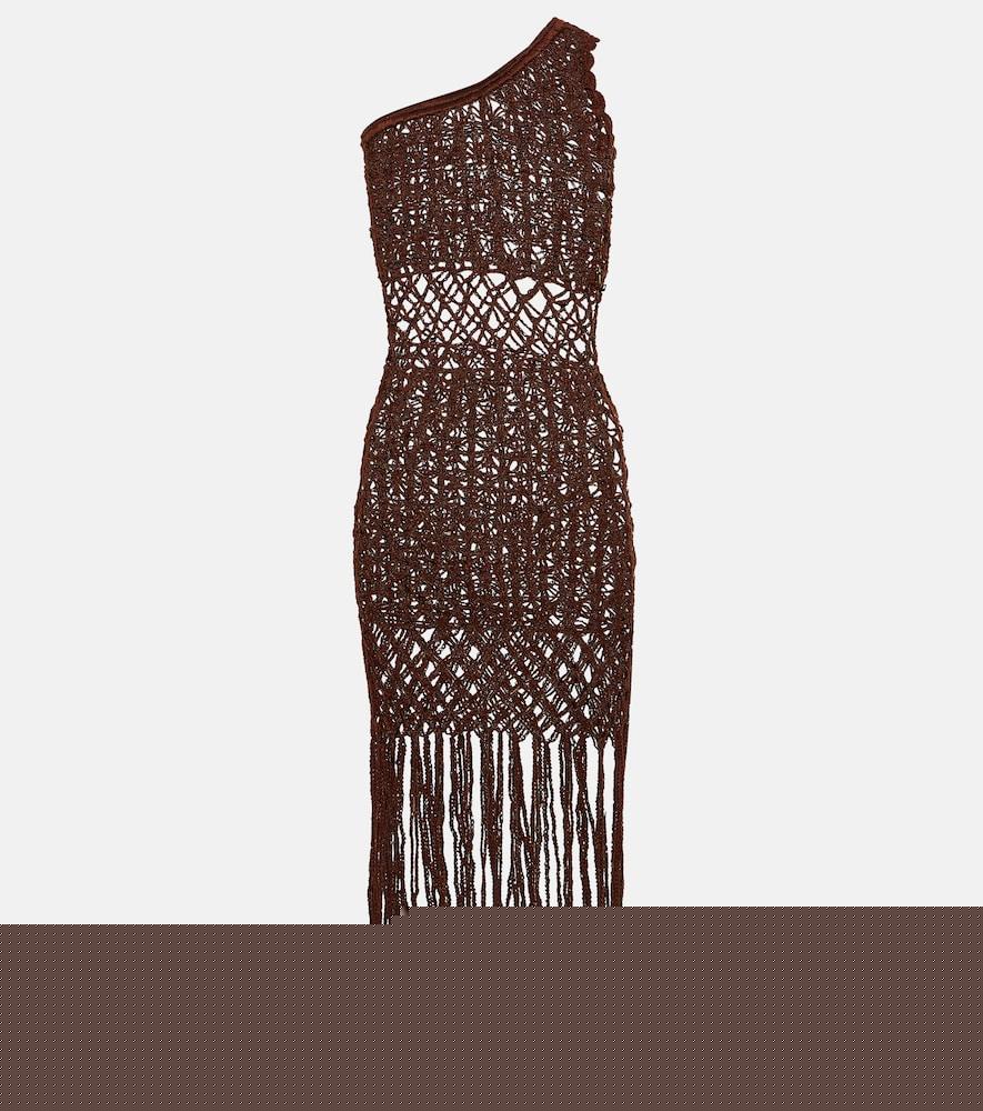 anna kosturova crochet minidress