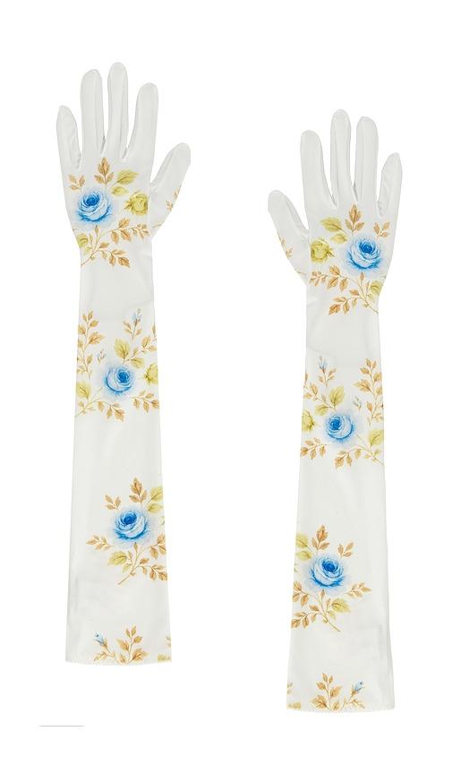 anna october edda long gloves in multi. - size l (also in m, s, xs)