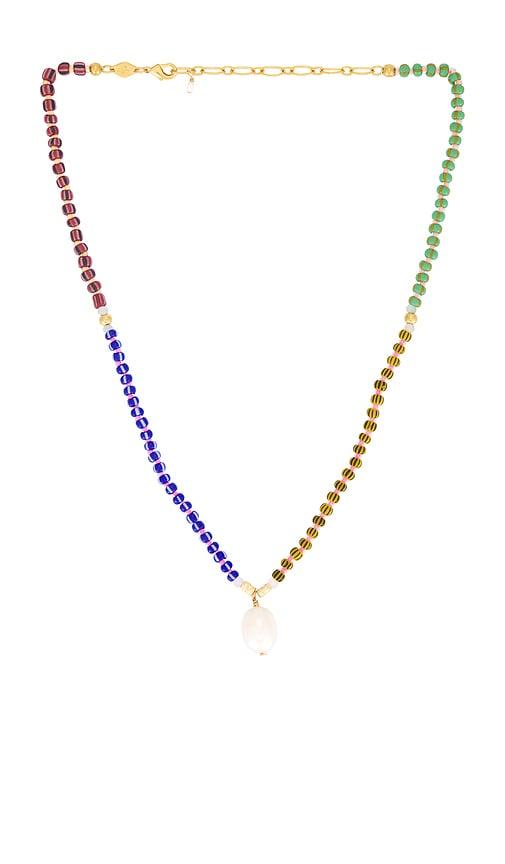 anni lu magic moments necklace in blue.