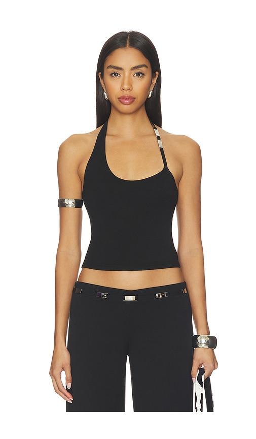 anonie zoe top in black. - size l (also in s, xs, m, xl)