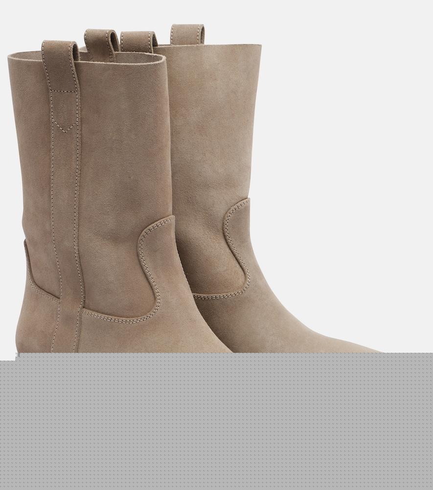 aquazzura cavalière suede ankle boots