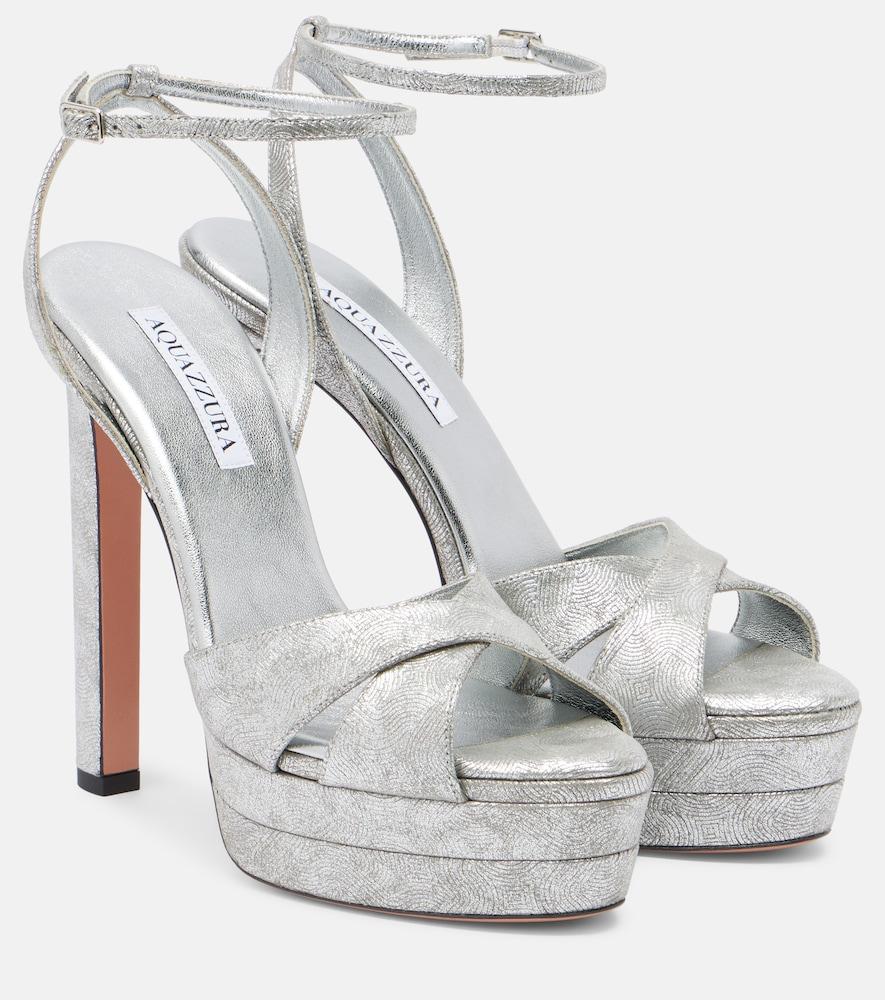aquazzura divine 130 platform sandals