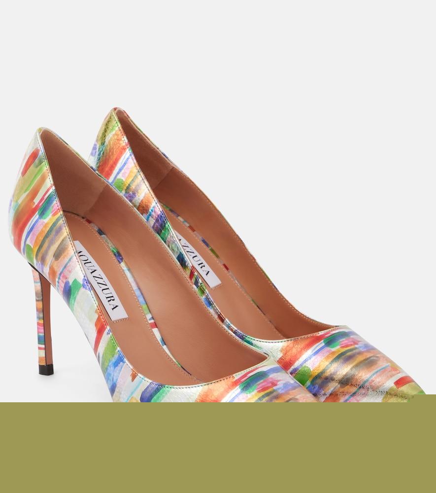 aquazzura purist 85 leather pumps