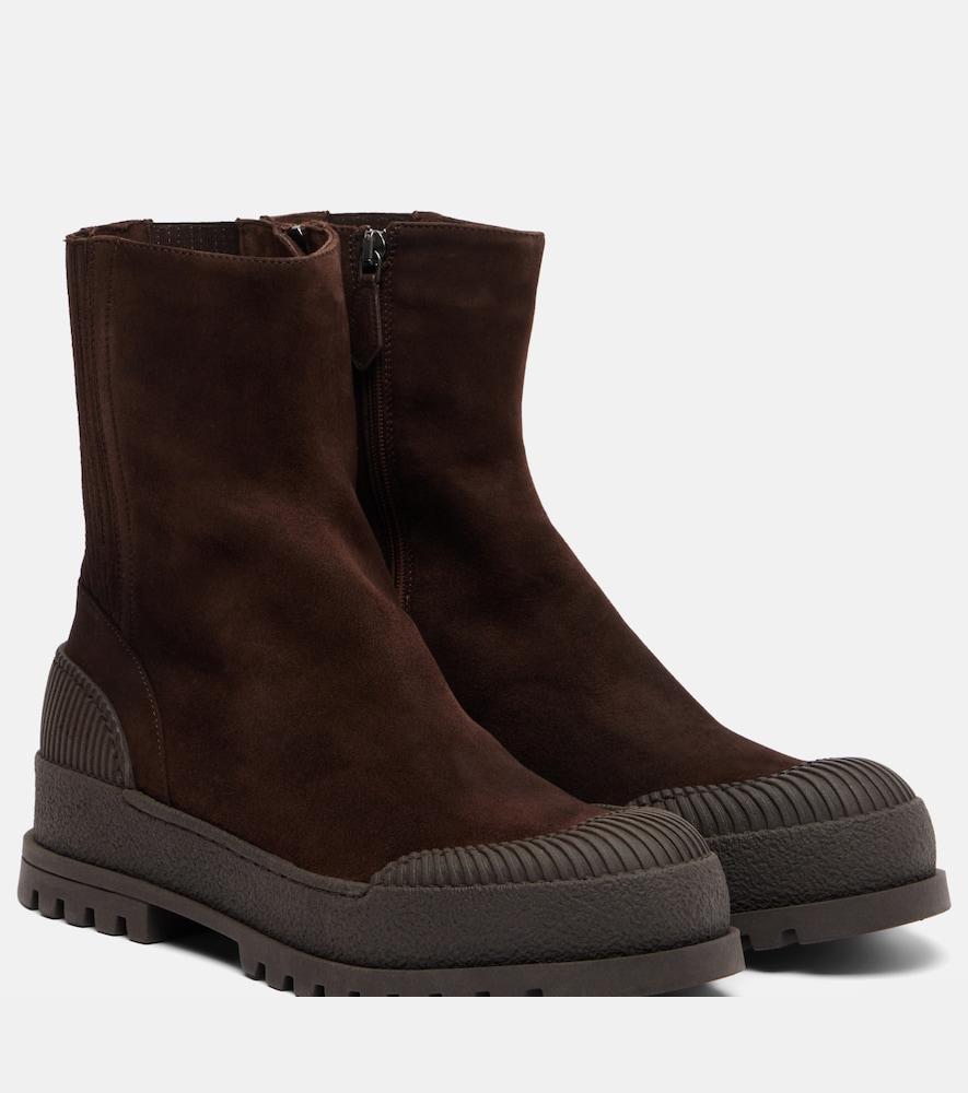 aquazzura rugged suede ankle boots