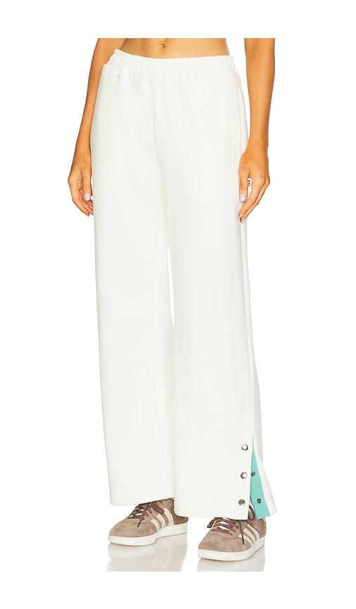 araminta james snap hem trackpant in cream. - size s (also in xl)