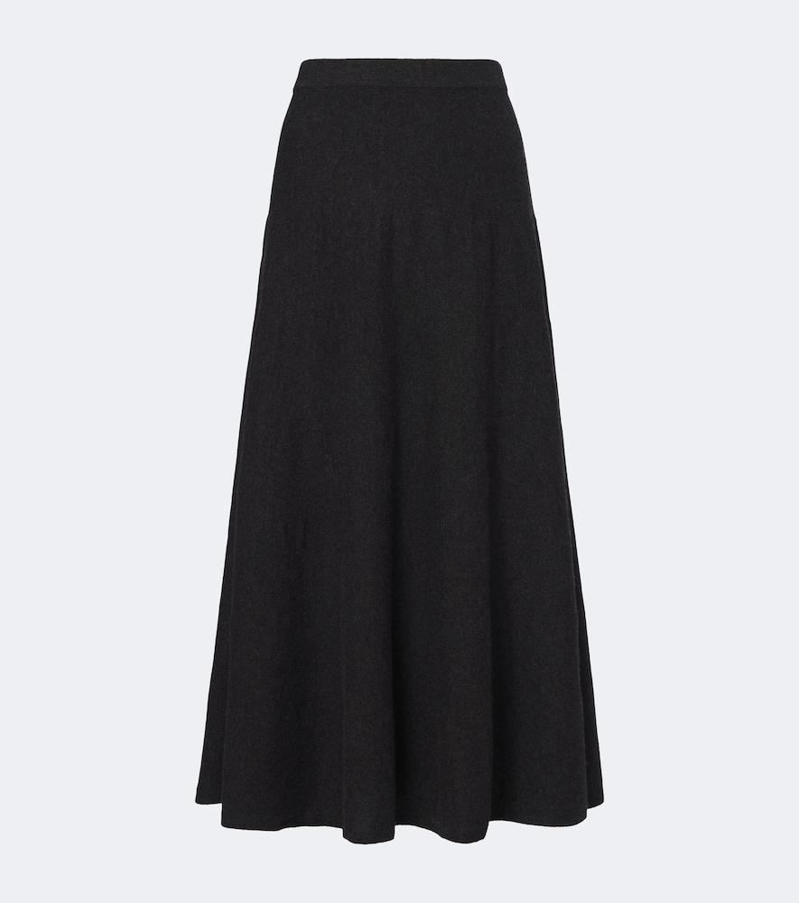 arch4 helma cashmere maxi skirt