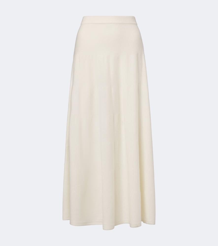 arch4 helma cashmere midi skirt