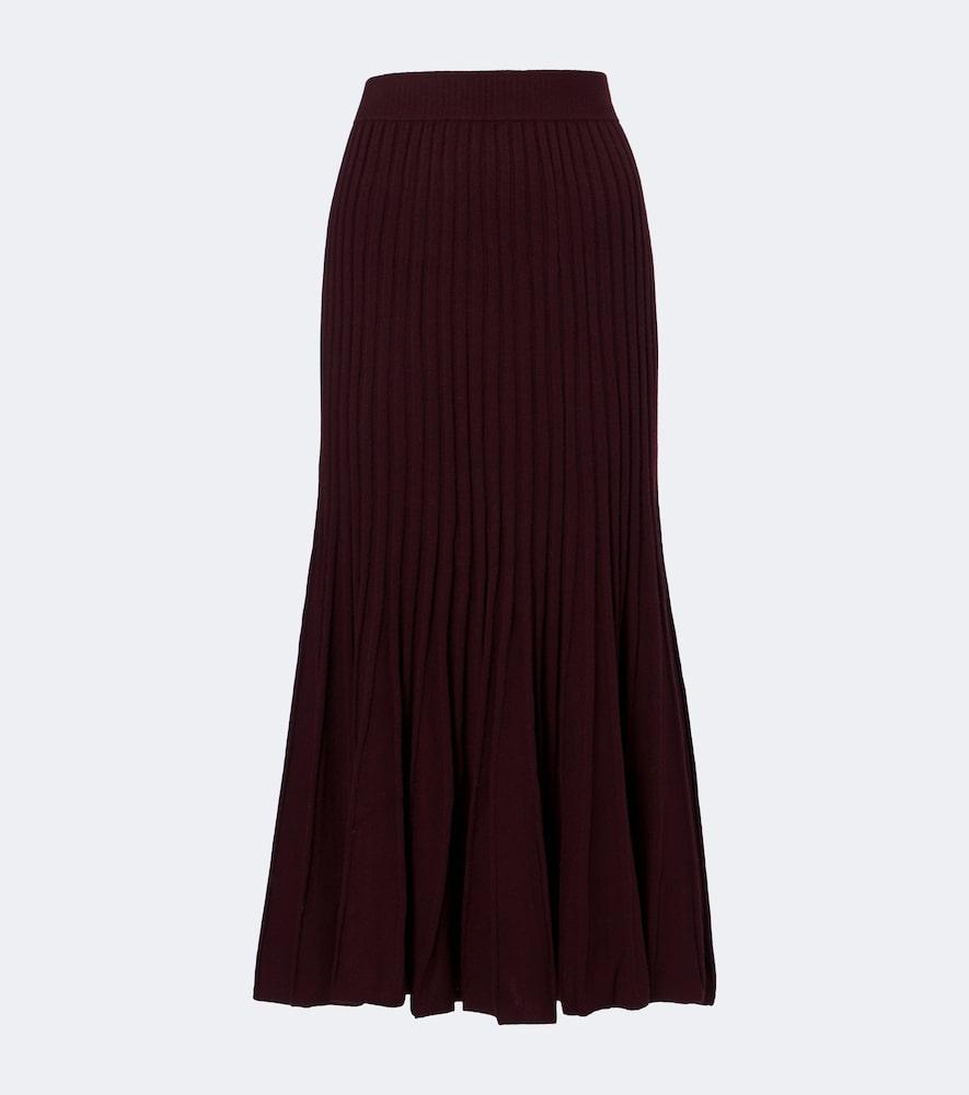 arch4 sabrina cashmere midi skirt