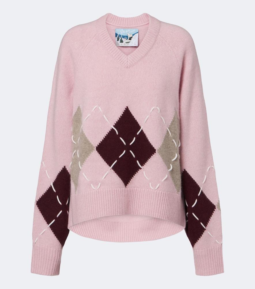 arch4 sloane argyle cashmere sweater