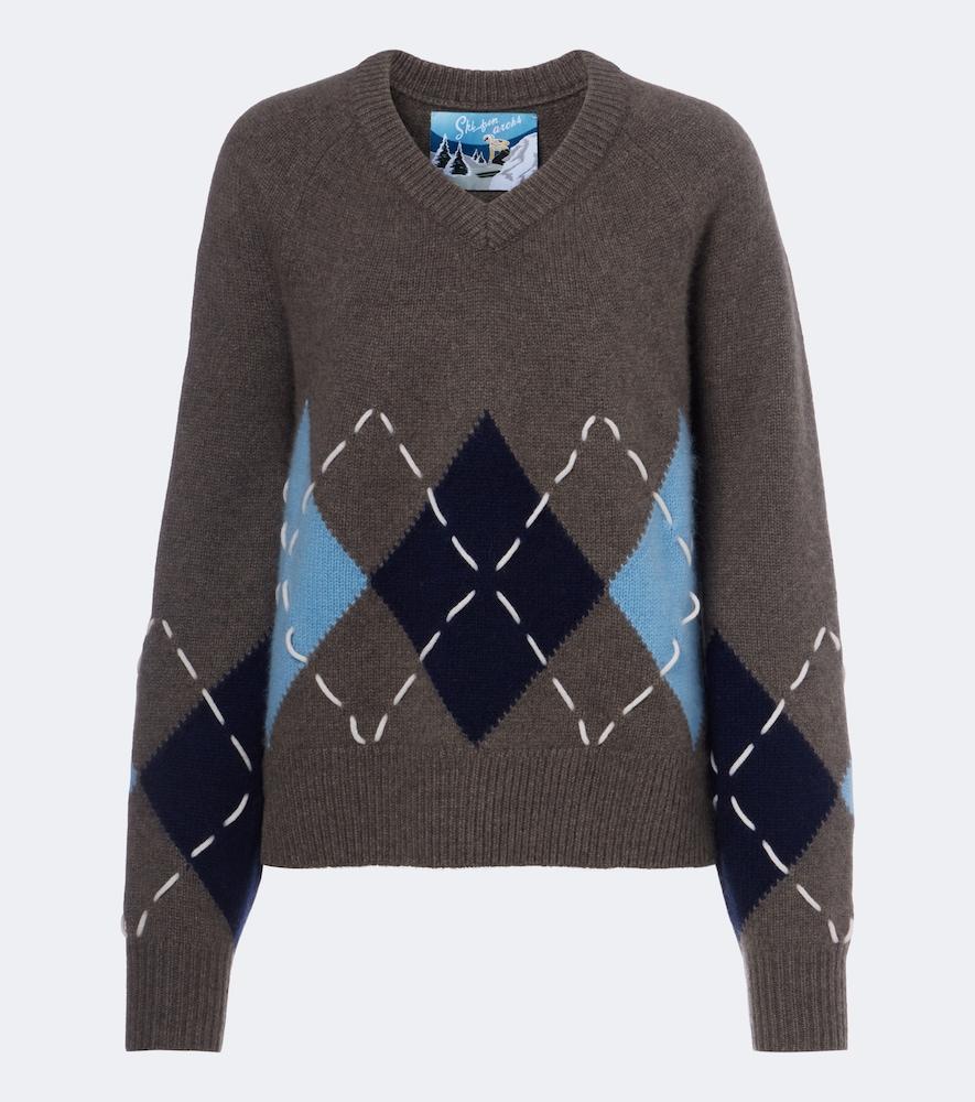 arch4 sloane argyle cashmere sweater