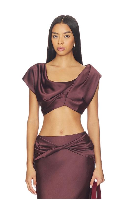 arcina ori andi top in brown. - size l (also in m, s, xl)
