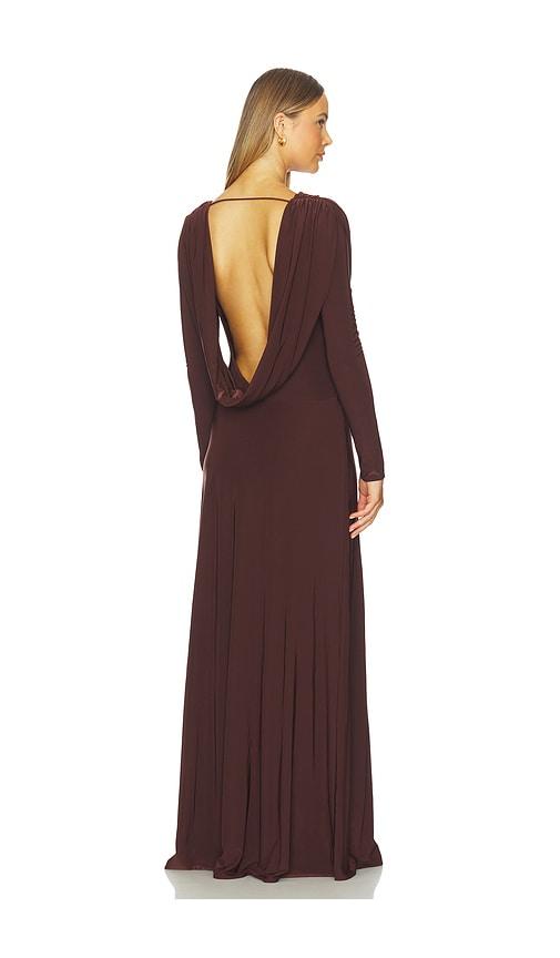 arcina ori lucia dress in chocolate. - size l (also in s, xs)