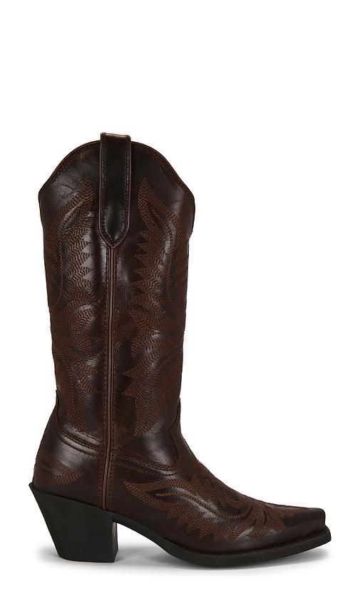 ariat round up collins boots in brown. - size 10 (also in 9)