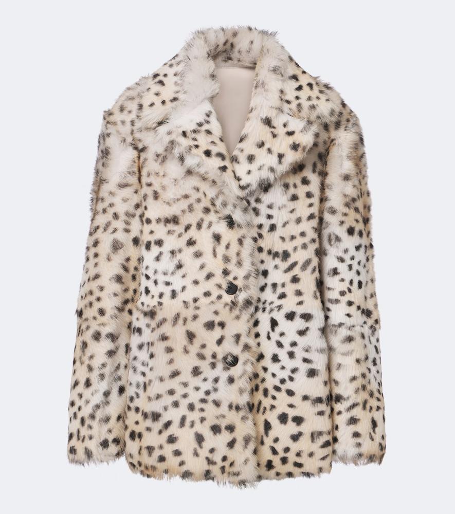 arma cynthia reversible leopard-print shearling jacket