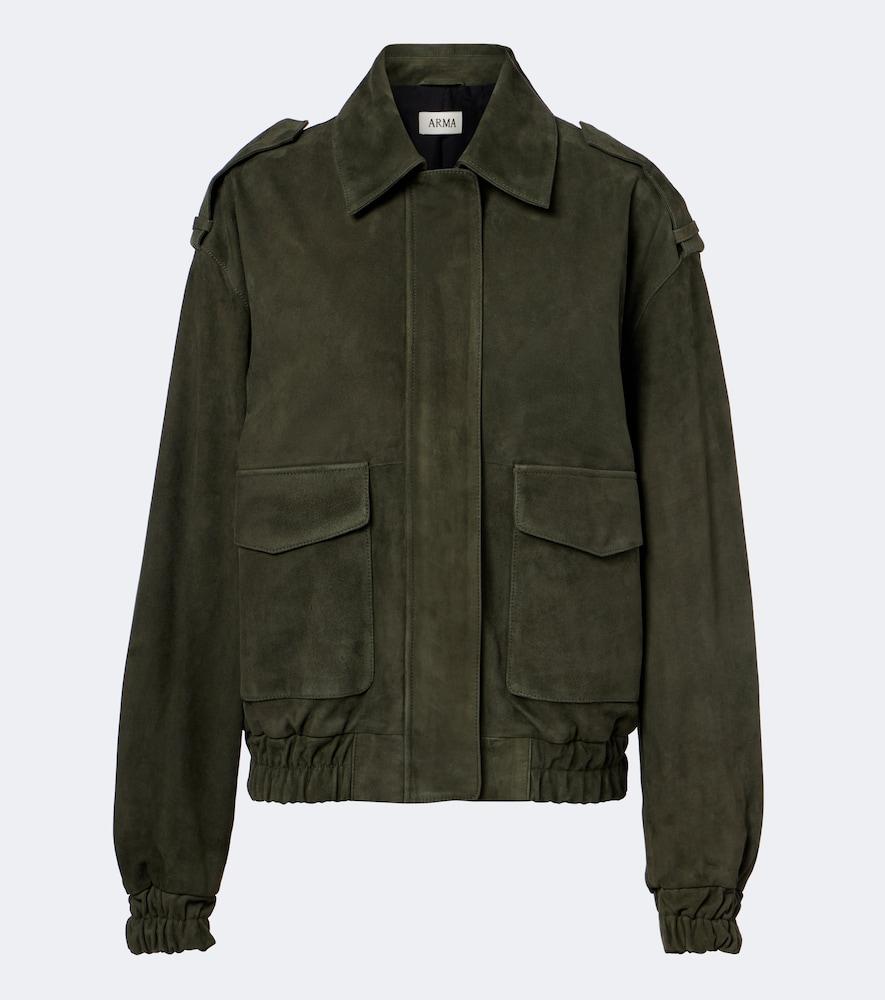 arma halti suede blouson jacket