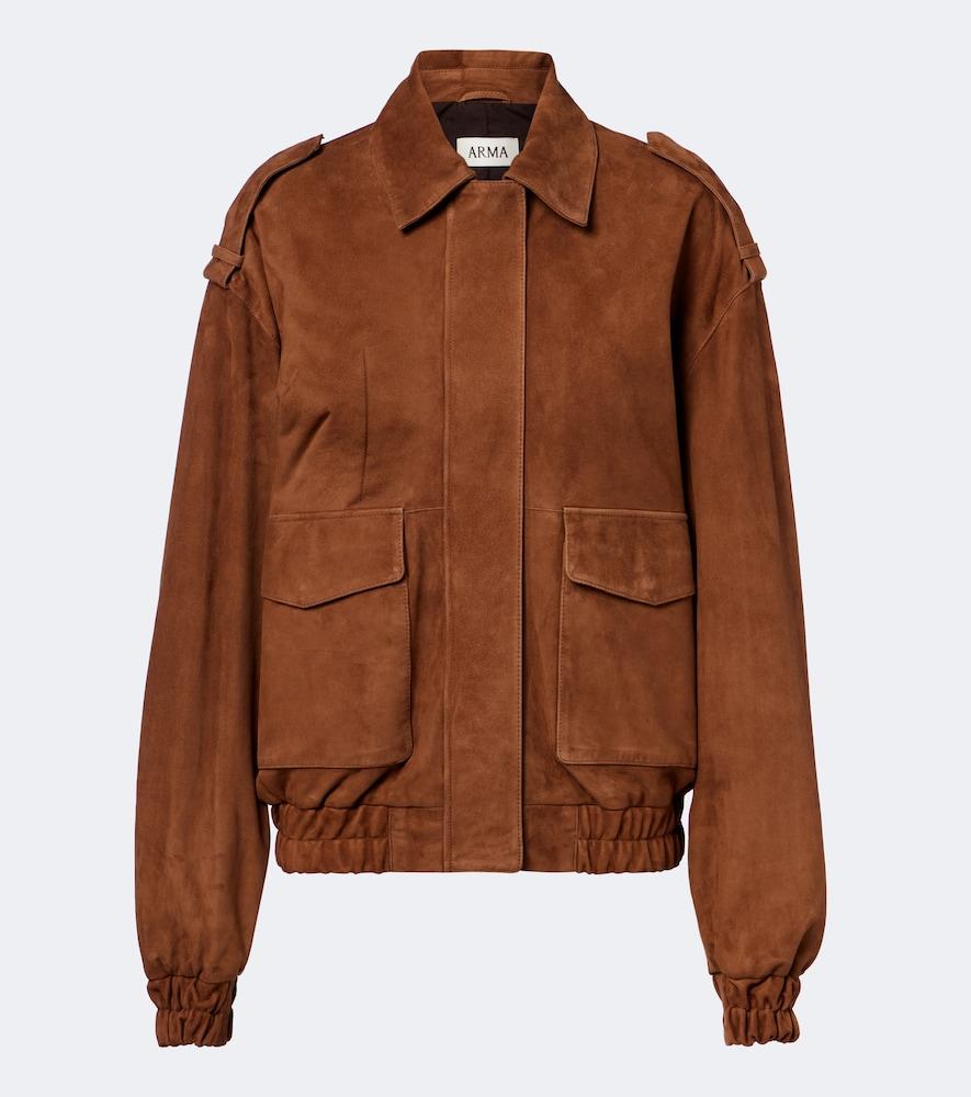 arma halti suede blouson jacket