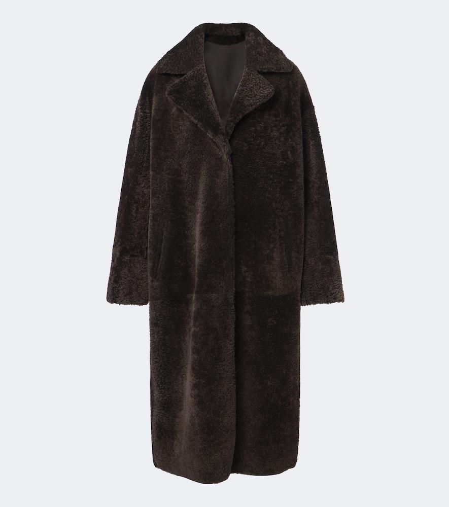 arma ines reversible shearling coat