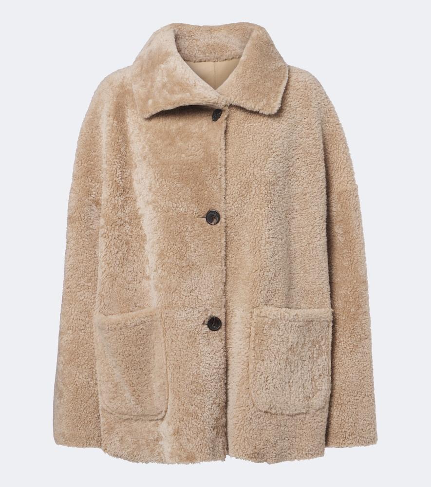 arma isabella reversible shearling jacket