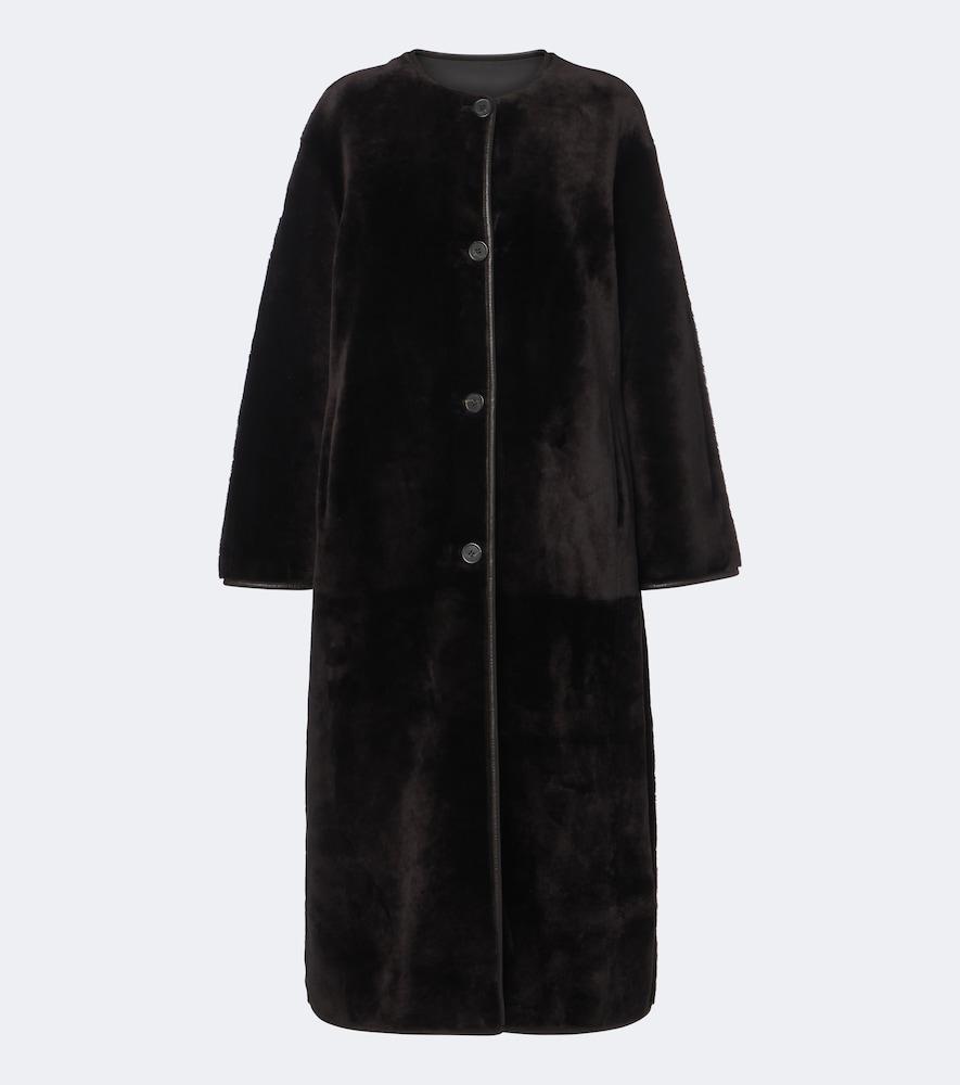 arma rilana reversible shearling coat