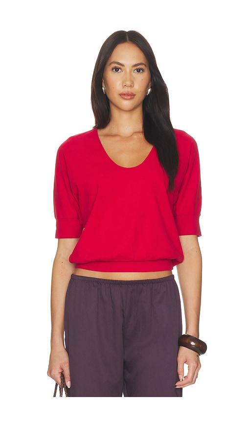 artless logan top in red. - size m (also in s, xs)