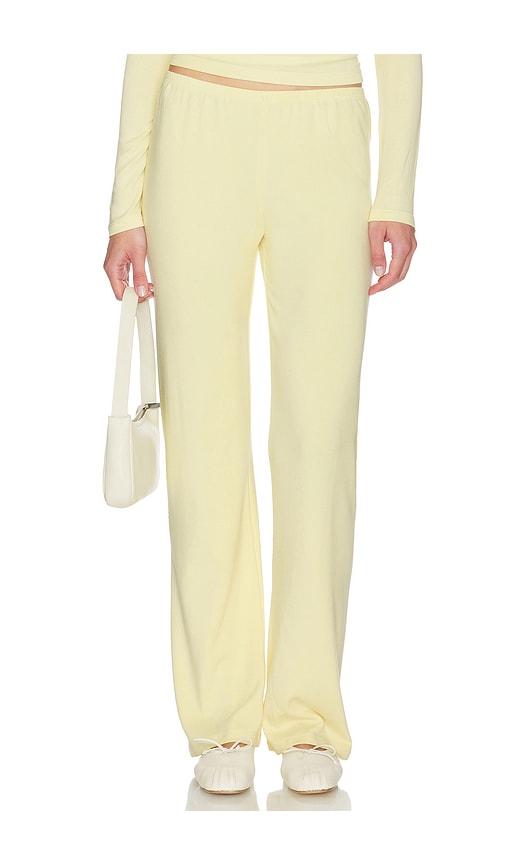 artless lou pants in lemon. - size l (also in xxs, xs, s, m, xl)
