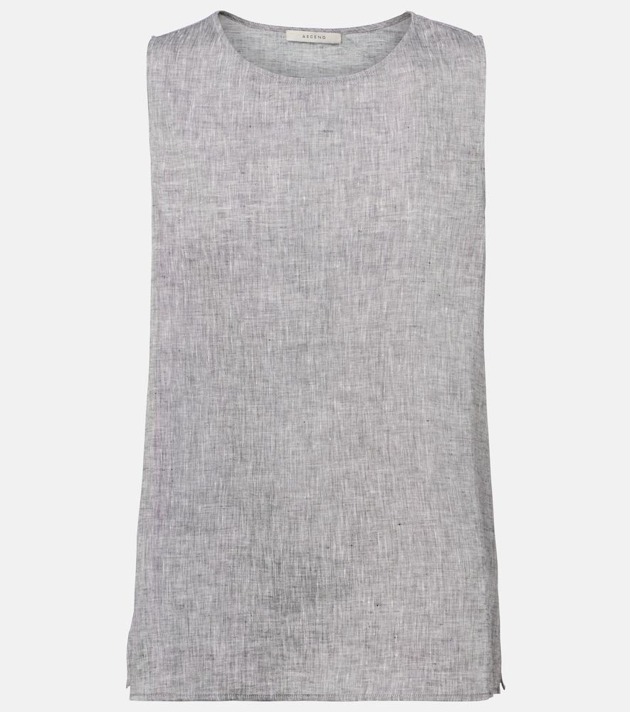 asceno cali linen top