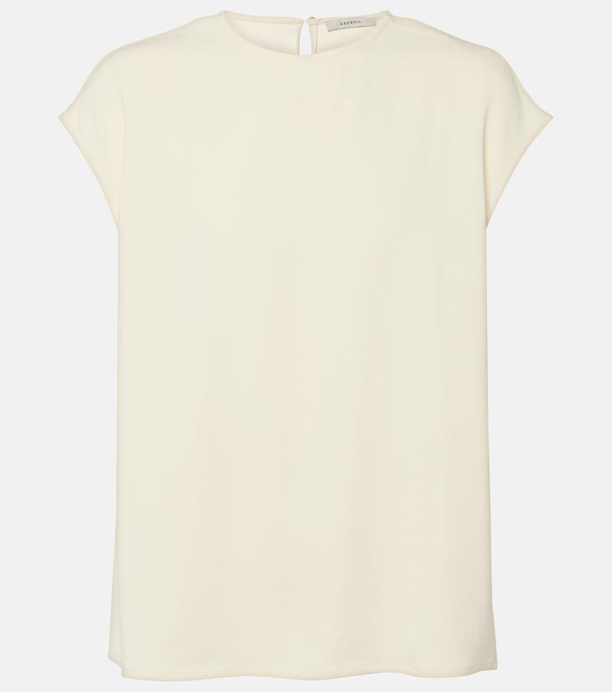 asceno dasha crêpe top