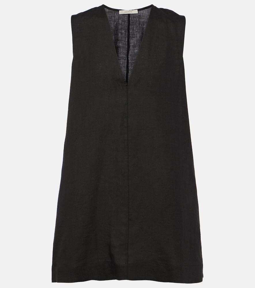 asceno derya linen minidress