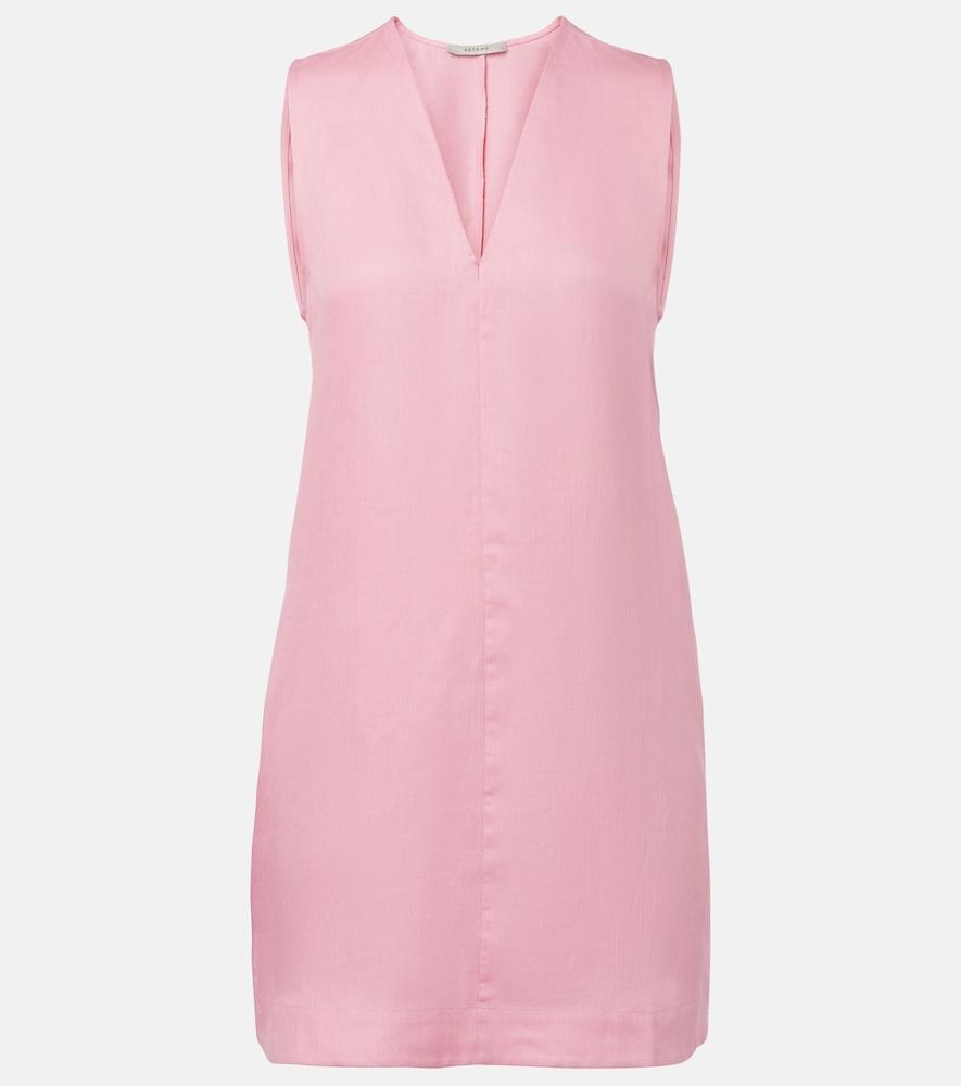 asceno derya linen minidress