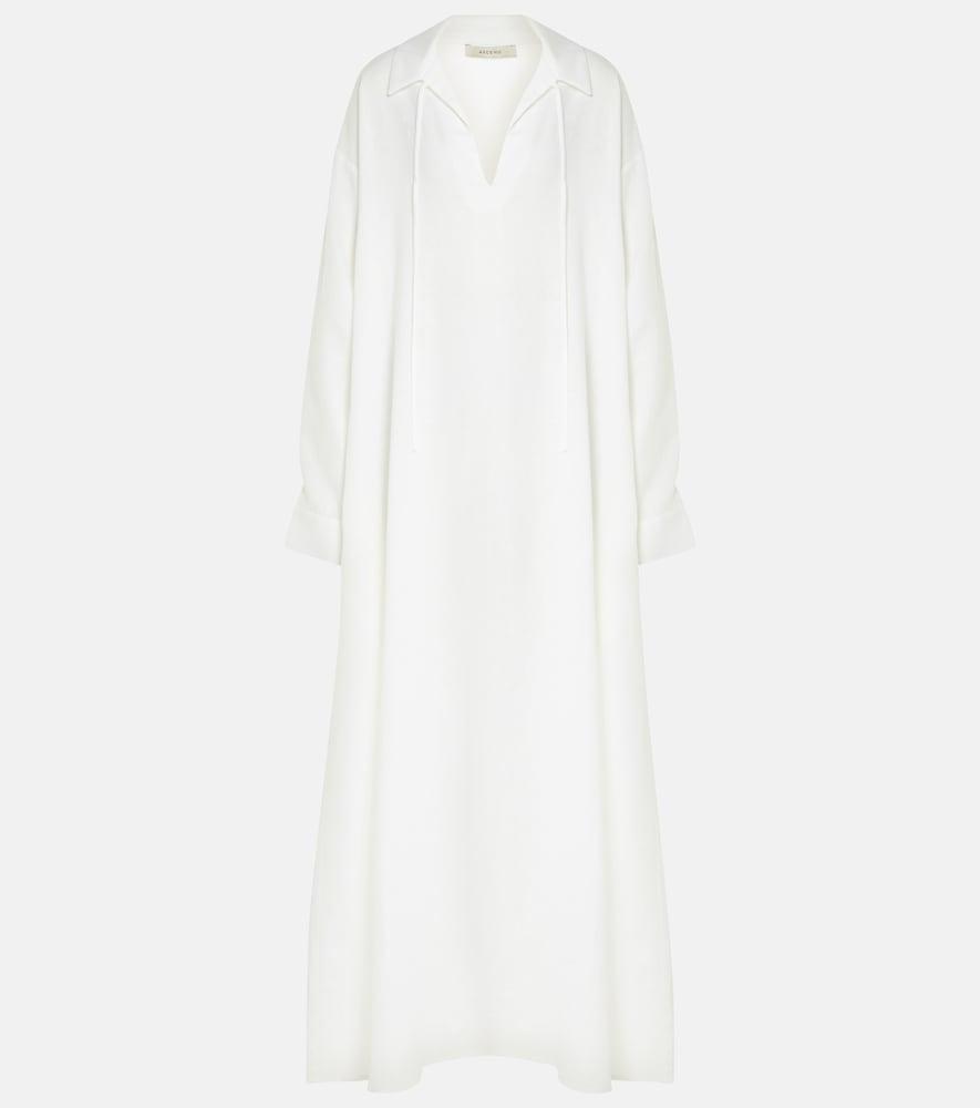 asceno linen midi dress