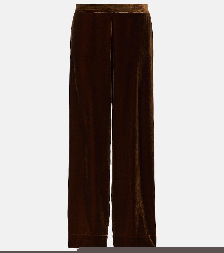 asceno london velvet pajama pants
