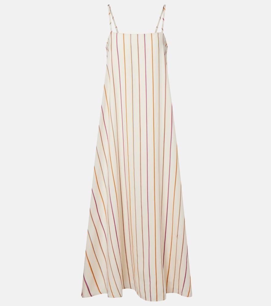 asceno melfi striped maxi dress