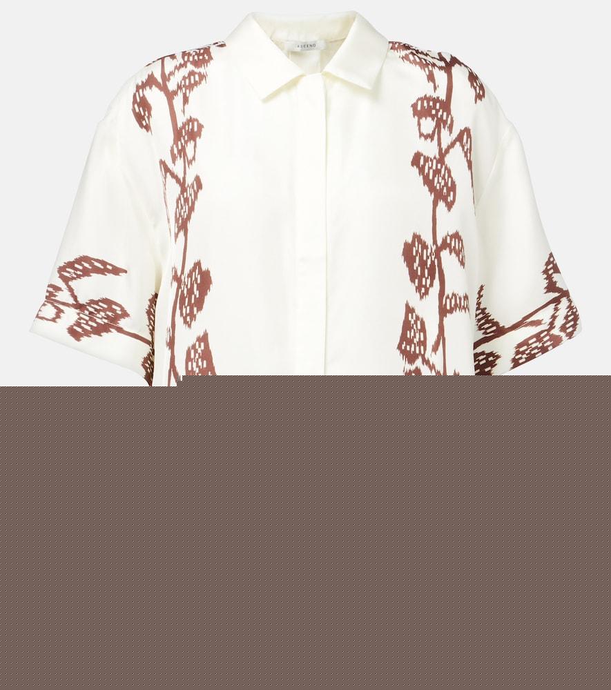 asceno montauk silk twill shirt