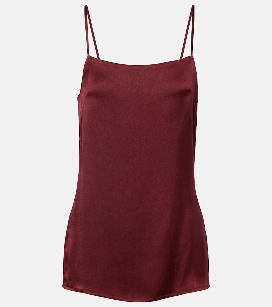 asceno pisa silk satin camisole