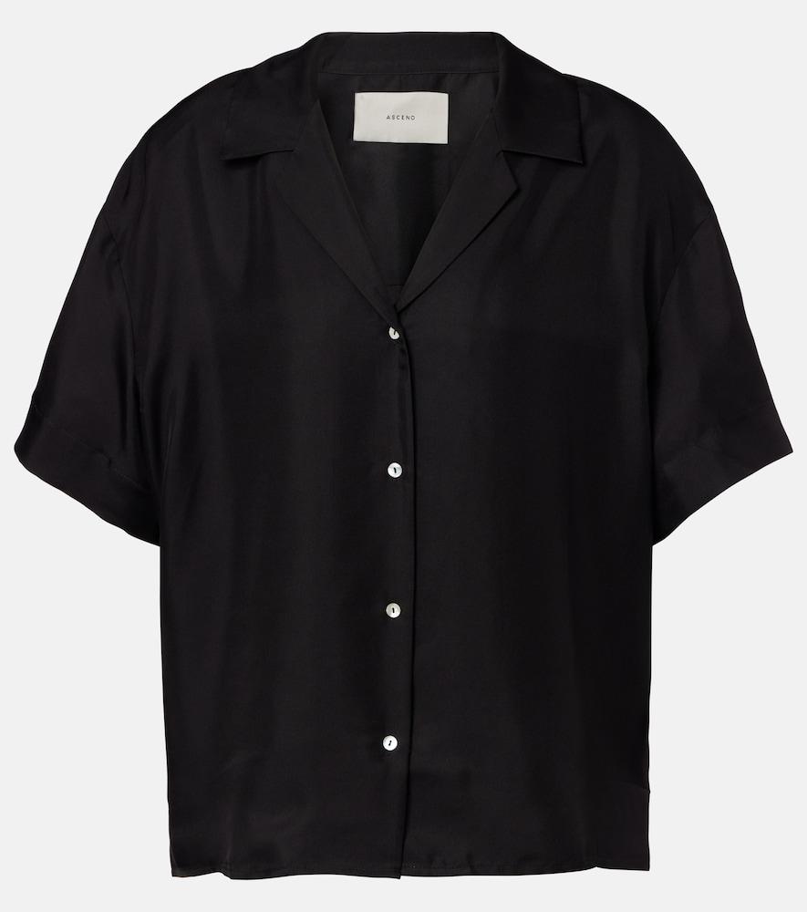 asceno prague silk twill shirt