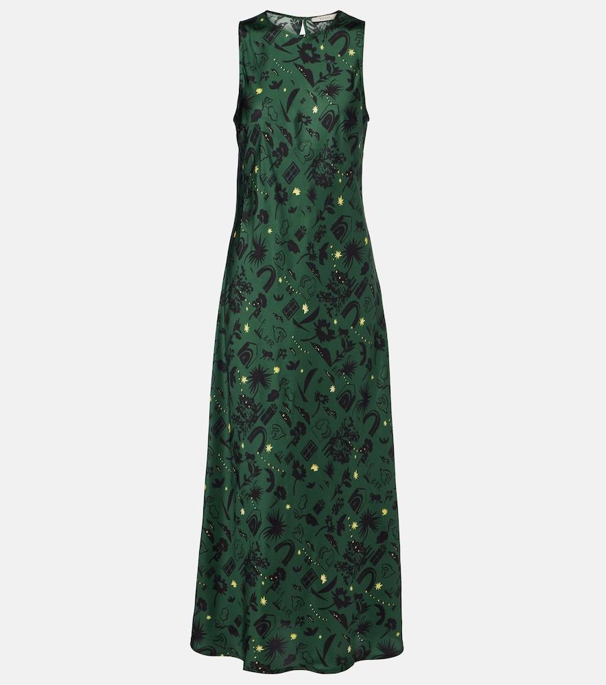 asceno valencia printed silk charmeuse maxi dress