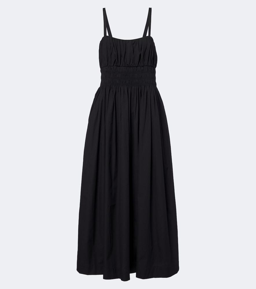 asceno verona cotton midi dress