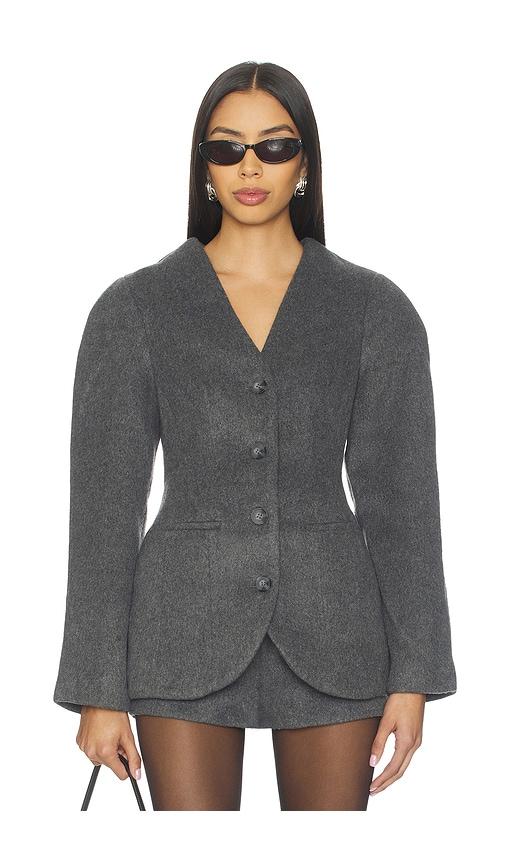 astr the label ada jacket in grey. - size s (also in xs)
