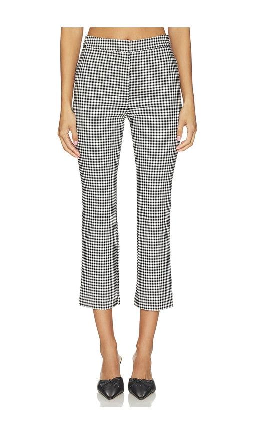 astr the label alma capri pants in white,black. - size l (also in m, s, xs)