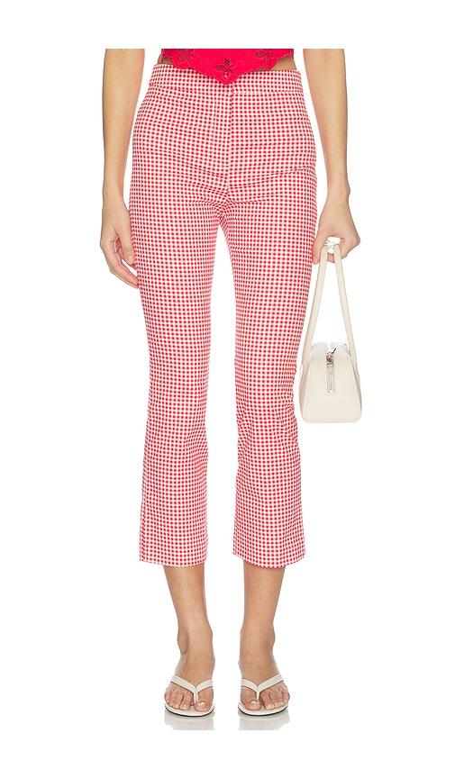 astr the label alma pants in red. - size l (also in m, s, xs)