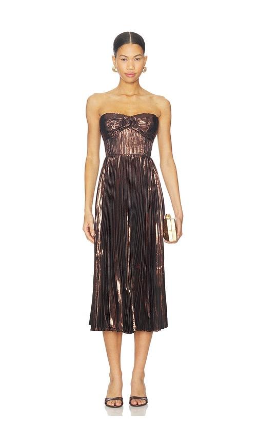 astr the label ascella dress in brown. - size s (also in xs)